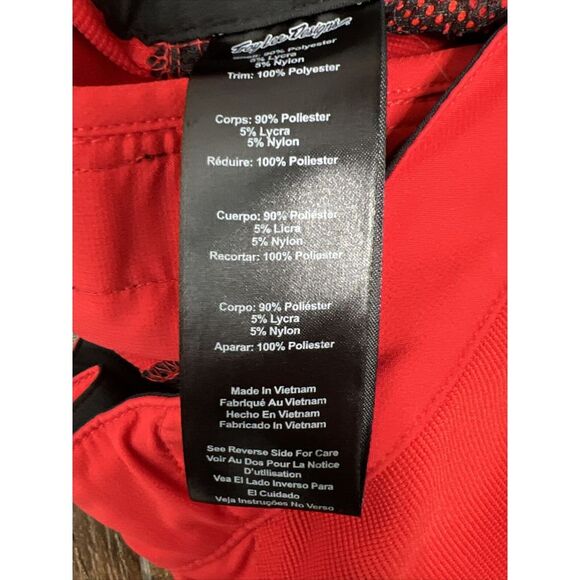 MENS TROY LEE DESIGNS RED SKYLINE ACTIVE SHORTS MOTO BMX RIDING BIKING 34‎ - Picture 15 of 16